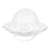 Wee Ones – Chapéus de sol reversíveis prontos para o verão para bebês, meninas e meninos, babados brancos