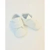 Will' Beth - Sapatos de couro para meninos, branco