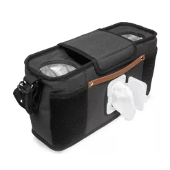 Wonderfold - Console dos pais com 2 porta-copos isolados, preto