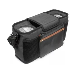 Wonderfold - Console dos pais com 2 porta-copos isolados, preto