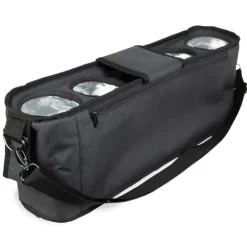 Wonderfold - Console dos pais com 4 porta-copos isolados, preto