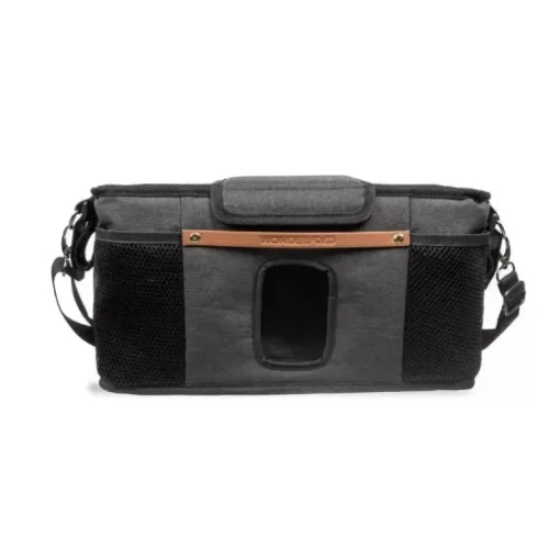 Wonderfold - Console dos pais com 2 porta-copos isolados, preto