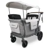 WonderFold - L4 Quad Stroller Wagon (4 Seater) Grey