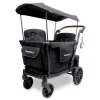 WonderFold - L4 Quad Stroller Wagon (4 Seater) Black