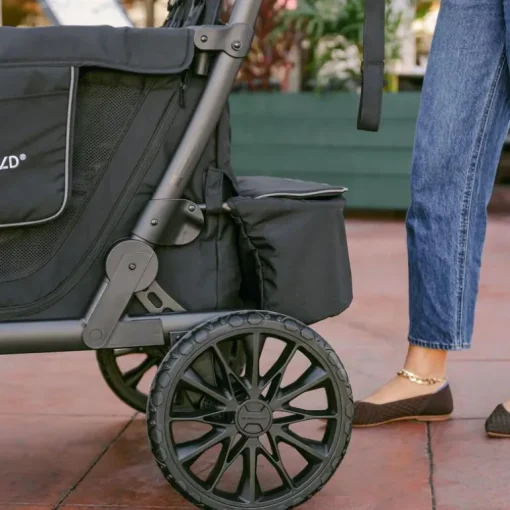 WonderFold - L4 Quad Stroller Wagon (4 Seater) Grey
