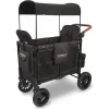 WonderFold - W2 Luxe Double Stroller Wagon, Preto