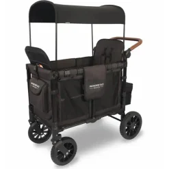 WonderFold - W2 Luxe Double Stroller Wagon, Preto