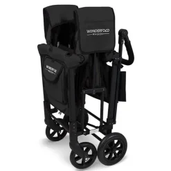 WonderFold - W2 Luxe Double Stroller Wagon, Preto