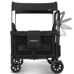 WonderFold - W2 Luxe Double Stroller Wagon, Preto