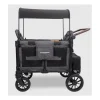 Wonderfold - W4 Luxe Pro Quad Stroller For 4 Kids, Charcoal Gray