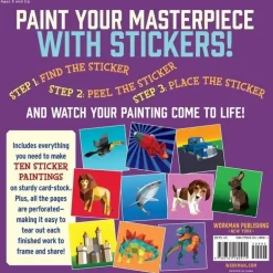 Workman Publishing Paint by Sticker Kids Book