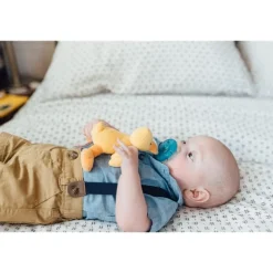 Wubbanub - Infant Pacifier Duck Yellow