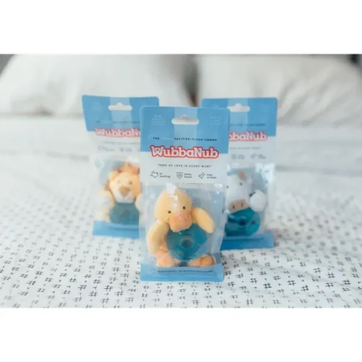 Wubbanub - Infant Pacifier Duck Yellow