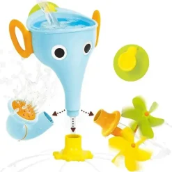 Yookidoo - brinquedo de banho FunElefun Fill 'N' Sprinkle, azul
