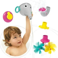 Yookidoo - brinquedo de banho FunElefun Fill 'N' Sprinkle, cinza