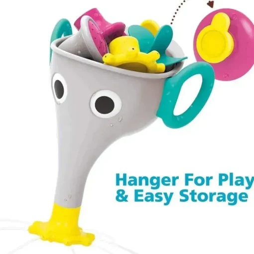 Yookidoo - brinquedo de banho FunElefun Fill 'N' Sprinkle, cinza