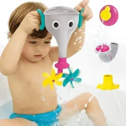 Yookidoo - brinquedo de banho FunElefun Fill 'N' Sprinkle, cinza