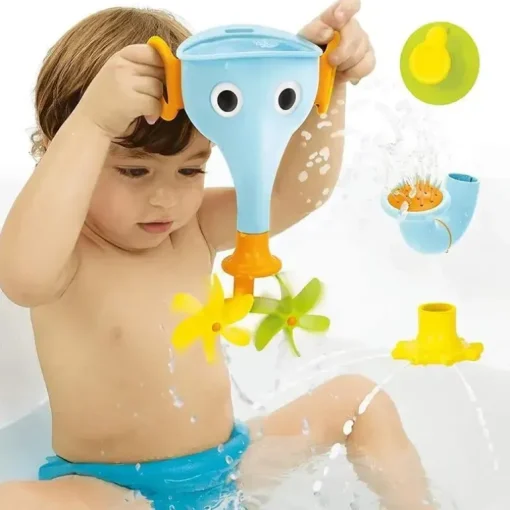Yookidoo - brinquedo de banho FunElefun Fill 'N' Sprinkle, azul