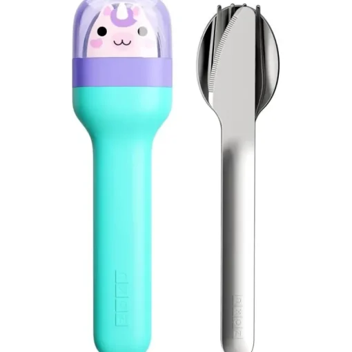 ZOKU - Kids Pocket Utensil Set, Unicorn