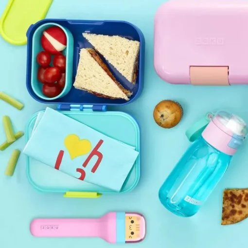 ZOKU - Kids Pocket Utensil Set, Kitty