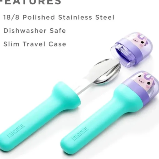 ZOKU - Kids Pocket Utensil Set, Unicorn