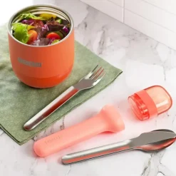 ZOKU - Pocket Utensil Set, Peach