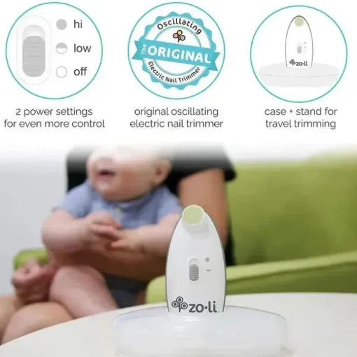 Zoli - Aparador elétrico de unhas para bebês Buzz B