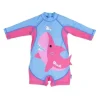 Zoocchini - Baby One Piece Surf Suit, Sophie, o Tubarão