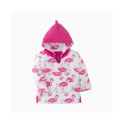 Zoocchini - Baby Terry Swim Coverup Upf50+, Flamingo