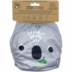 Zoocchini - fralda de pano Koala com 2 unidades de inserção tamanho único