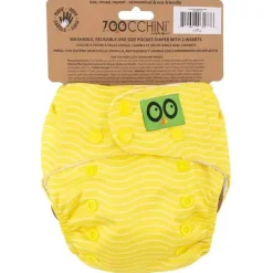 Zoocchini - Pato de fralda de pano com 2 unidades de inserção tamanho único